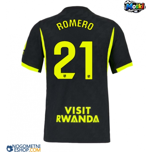 Moški Nogometni dresi Atletico Madrid Cristian Romero #21 Gostujoči 2026-27 Kratek Rokav